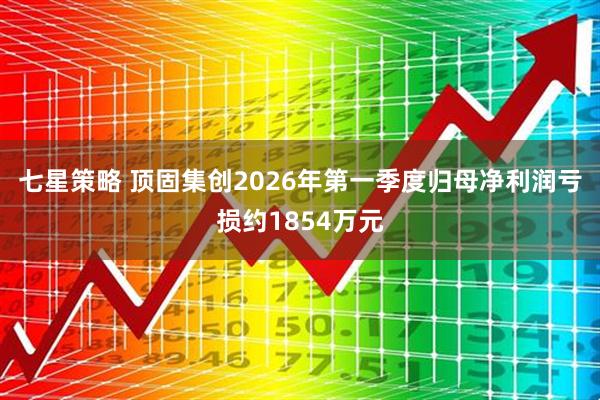 七星策略 顶固集创2026年第一季度归母净利润亏损约1854万元
